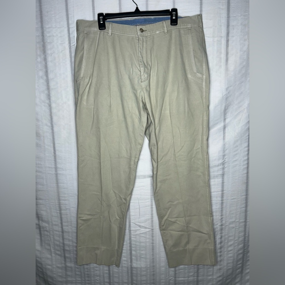 Peter Millar Mountainside Stitched Chino Pants Beige Men’s Size 38x29 MF18B02